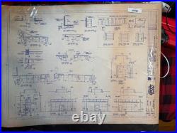 VINTAGE BLUEPRINT Authentic WALT DISNEY WORLD EPCOT CENTORIUM FUTUREWORLD