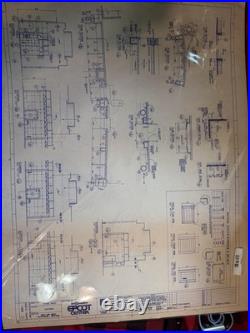 VINTAGE BLUEPRINT Authentic WALT DISNEY WORLD EPCOT CENTORIUM FUTUREWORLD