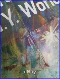 VTG 1964 /65 New York Worlds Fair Walt Disney Progressland Poster, Program Rare