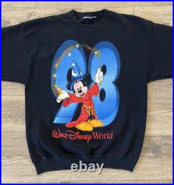 VTG 1998 Walt Disney World Sorcerers Apprentice Mickey Mouse Sweatshirt USA SZ M