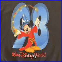 VTG 1998 Walt Disney World Sorcerers Apprentice Mickey Mouse Sweatshirt USA SZ M