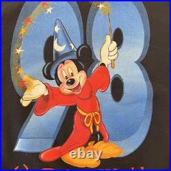 VTG 1998 Walt Disney World Sorcerers Apprentice Mickey Mouse Sweatshirt USA SZ M