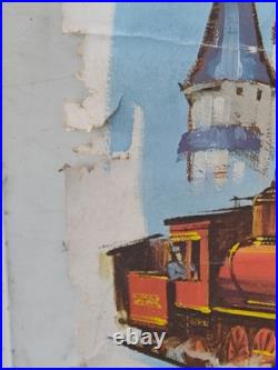 VTG Delta Air Lines Walt Disney World Florida VPoster Original Sweney USA 28X22