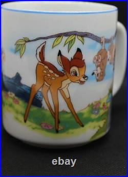VTG Disneyland Walt Disney World Classic Bambi Owl Coffee Mug Cup Made in Japan