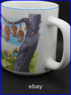 VTG Disneyland Walt Disney World Classic Bambi Owl Coffee Mug Cup Made in Japan
