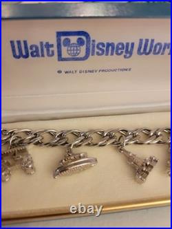 VTG Walt Disney World Productions Charm Bracelet Transportation Non Character