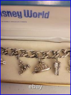 VTG Walt Disney World Productions Charm Bracelet Transportation Non Character