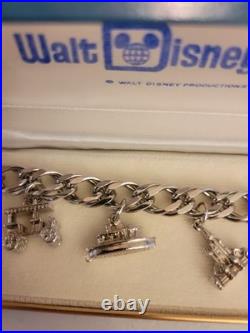 VTG Walt Disney World Productions Charm Bracelet Transportation Non Character