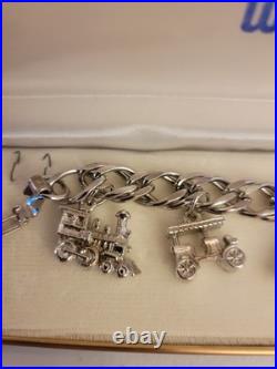 VTG Walt Disney World Productions Charm Bracelet Transportation Non Character