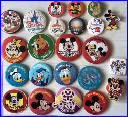 VTg Mickey Mouse Walt Disney World Land Theme Park Pin Badges Epcot Club 1970s