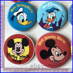 VTg Mickey Mouse Walt Disney World Land Theme Park Pin Badges Epcot Club 1970s