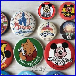 VTg Mickey Mouse Walt Disney World Land Theme Park Pin Badges Epcot Club 1970s