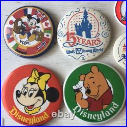 VTg Mickey Mouse Walt Disney World Land Theme Park Pin Badges Epcot Club 1970s