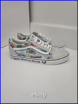 Vans Walt Disney World Size 11 Sneaker Skate Shoes World 50th Anniversary