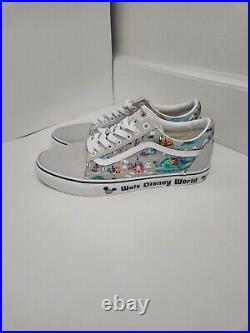 Vans Walt Disney World Size 11 Sneaker Skate Shoes World 50th Anniversary