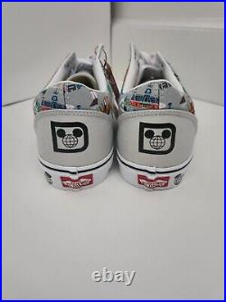 Vans Walt Disney World Size 11 Sneaker Skate Shoes World 50th Anniversary
