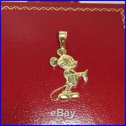 Vintage 14k Yellow Gold Mickey Mouse Walt Disney World Charm Estate Pendant 1