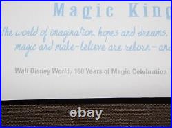 Vintage 17 X 22 2001-2003 Walt Disney World Magic Kingdom Poster