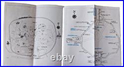 Vintage 1974 Walt Disney World Road Atlas For Cast Members Foldout Map