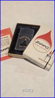 Vintage 1975 Zippo Lighter Walt Disney World Cinderella's Castle Disneyland NEW