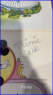 Vintage 1979 Walt Disney World Magic Kingdom Map & Souvenir Guide