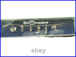 Vintage 1980s Walt Disney World Metal Charm Bracelet 6 Disney Characters Rare Vintage 1980s Walt Disney World Metal Charm Bracelet 6 Disney Characters Rare