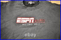 Vintage 1990s ESPN Club Walt Disney World Crewneck Sweatshirt / 90s Crewneck / S