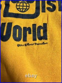 Vintage 70s Walt Disney Productions Disney World Sweatshirt Yellow