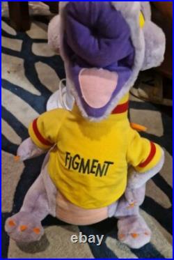 Vintage 80's Figment Plush 1982 Walt Disney World Epcot Center Purple Dragon 16
