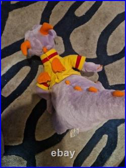 Vintage 80's Figment Plush 1982 Walt Disney World Epcot Center Purple Dragon 16