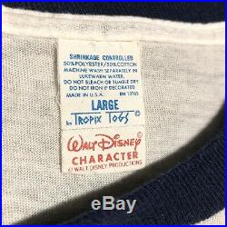 Vintage 80s Walt Disney World Fort Wilderness Resort Ringer Tee Vtg 1980s Shirt