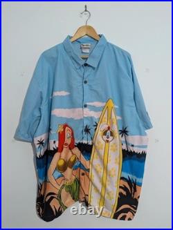 Vintage 90s Walt Disney World Jessica Rabbit Roger Rabbit AOP Graphic Shirt 3XL