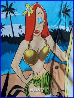 Vintage 90s Walt Disney World Jessica Rabbit Roger Rabbit AOP Graphic Shirt 3XL