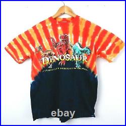 Vintage DINOSAUR Disney World Animal Kingdom T-shirt M Tie Die MINT A17-06