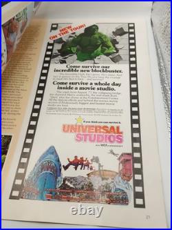 Vintage DisneyLand & DisneyWorld Magazine / Booklet Memorabilia A