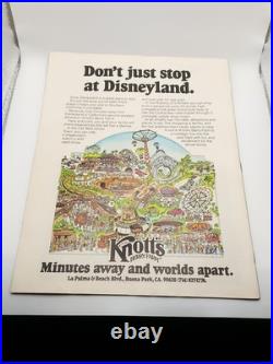Vintage DisneyLand & DisneyWorld Magazine / Booklet Memorabilia A
