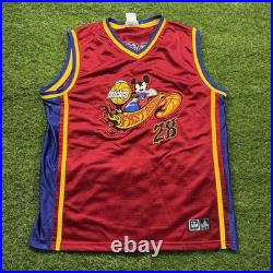 Vintage Disney Basketball Jersey Mens L Lot Of 4 Mickey Genie Walt Disney World