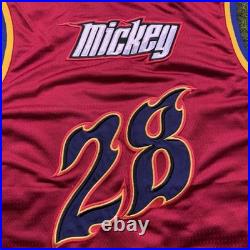 Vintage Disney Basketball Jersey Mens L Lot Of 4 Mickey Genie Walt Disney World