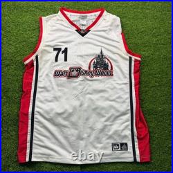 Vintage Disney Basketball Jersey Mens L Lot Of 4 Mickey Genie Walt Disney World