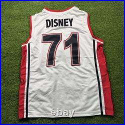 Vintage Disney Basketball Jersey Mens L Lot Of 4 Mickey Genie Walt Disney World