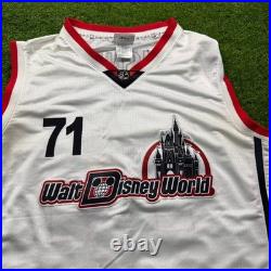 Vintage Disney Basketball Jersey Mens L Lot Of 4 Mickey Genie Walt Disney World
