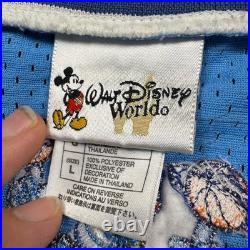 Vintage Disney Basketball Jersey Mens L Lot Of 4 Mickey Genie Walt Disney World