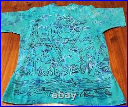 Vintage Disney Blizzard Beach Tee XL Walt Disney World Theme Parks 90s AOP Rare