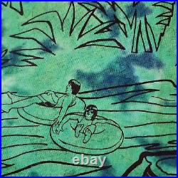 Vintage Disney Blizzard Beach Tee XL Walt Disney World Theme Parks 90s AOP Rare