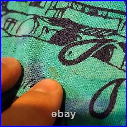 Vintage Disney Blizzard Beach Tee XL Walt Disney World Theme Parks 90s AOP Rare