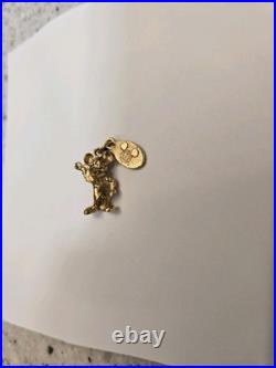 Vintage Disney Mickey Mouse Pendant Charm 14k Walt Disney World