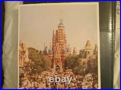 Vintage Disney World 25th Anniversary Cinderella Birthday Castle 8 x 10 Photos