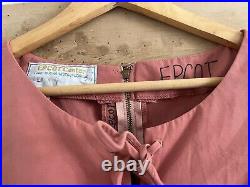 Vintage Disney World EPCOT Cast Member UK Pavilion Female Dress Costume Outfit