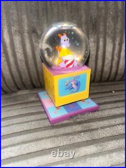 Vintage Disney World Epcot Figment Popcorn Bucket Mini Snowglobe VERY RARE