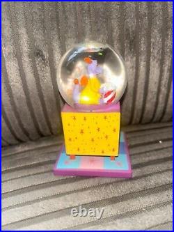 Vintage Disney World Epcot Figment Popcorn Bucket Mini Snowglobe VERY RARE